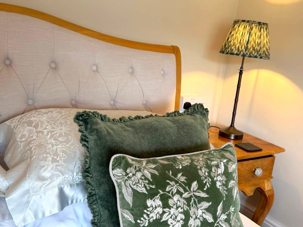 Captain Webb’s Room — bed detail