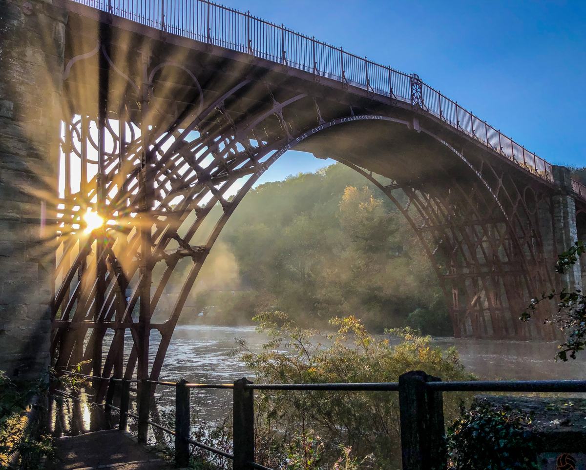 The Iron Bridge from the riverside